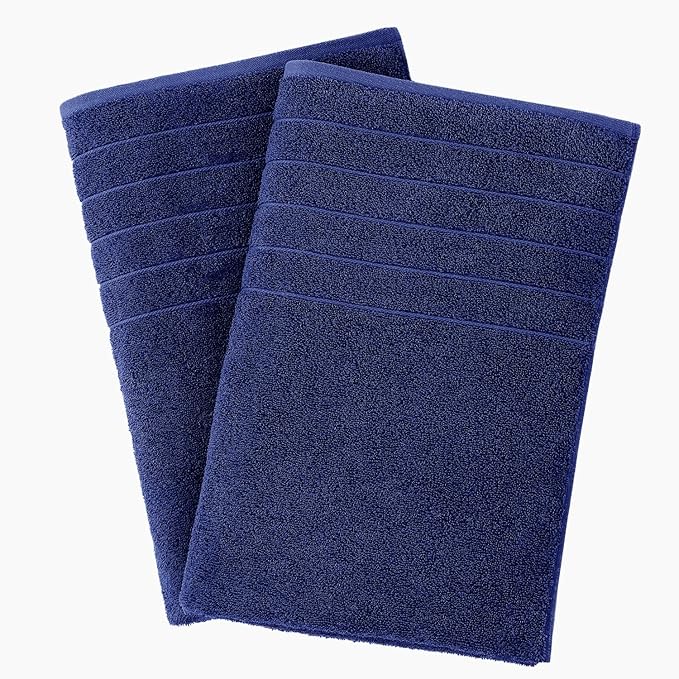 Casa Platino Oversized Bath Sheet Towels, 2 Pack Bath Sheet(36"x 72"), 100% Ring Spun Cotton Bath Sheets, Highly Absorbent Bath Sheet Towels, Quick Dry Bath Towels, Luxury Bath Sheet - Navy