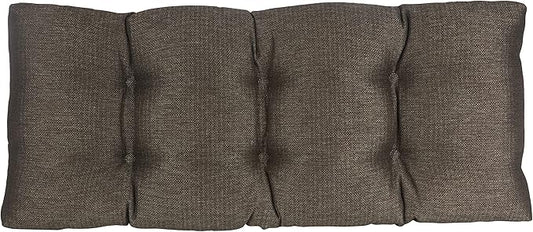 Klear Vu The Gripper Omega Non-Slip Tufted Bench Cushion for Indoor Furniture, Entryway Storage, Bay Window, Corner Nook or Piano Seat, 33 Inches, 05 Chestnut