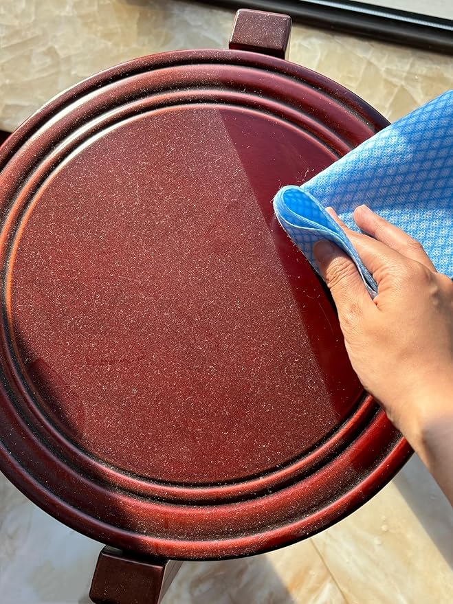 Disposable Cleaning Cloths Heavy Duty Dish Rag Disposable Dish Cloths 100 Count/Pack,Blue