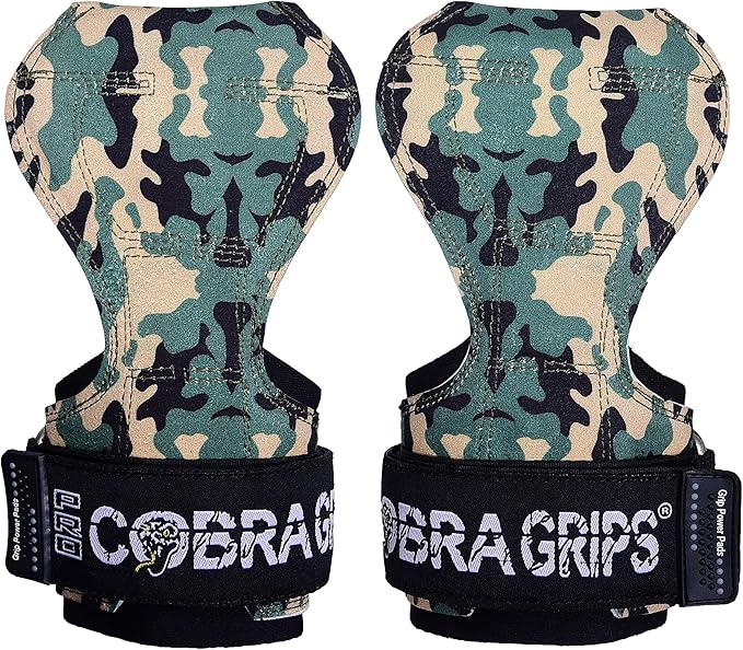 Cobra Grips PRO Weight Lifting Gloves Heavy Duty Straps Alternative Power Lifting Hooks for Deadlifts Adjustable Neoprene Padded Wrist Support Bodybuilding