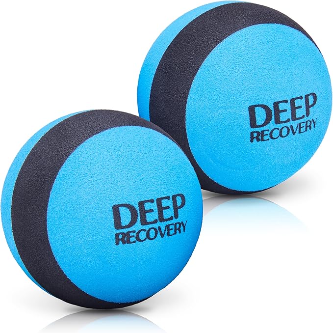 Yoga Deep Tissue Massage Ball Set – Myofascial Release Balls for Feet, Back, Neck, Legs & Arms – Trigger Point & Mobility Therapy (2-Pack)