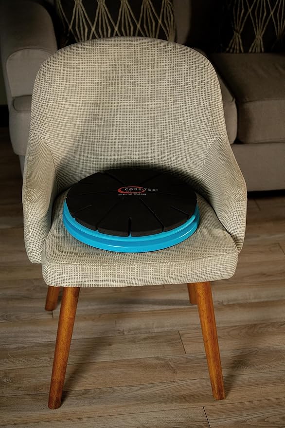 Core-Tex Sit Dynamic Seating for Lower Back and Core Mobility, Strength, Posture and Pain Relief for Home, Work and Travel