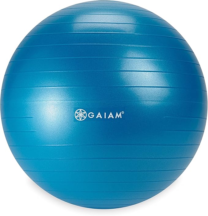 Gaiam Kids Balance Ball - Exercise Stability Yoga Ball, Kids Alternative Flexible Seating for Active Children in Home or Classroom (Satisfaction Guarantee), 45cm