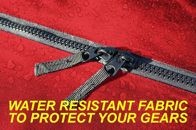 Fitdom 132L 36" Heavy Duty Extra Large Sports Gym Equipment Travel Duffel Bag W/Adjustable Shoulder & Compression Straps. Perfect for Soccer Baseball Basketball Hockey Football Team Coaches & More