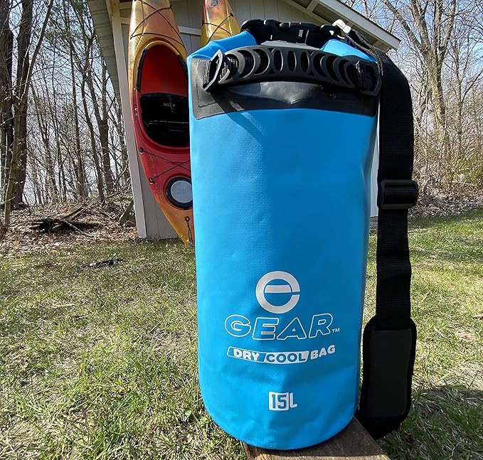 Insulated Dry Bag Floating Cooler – 10L / 15L / 25L Roll Top, Leak Proof, Waterproof, Collapsible, with Padded Shoulder Strap - Perfect for Kayaking Fishing Beach