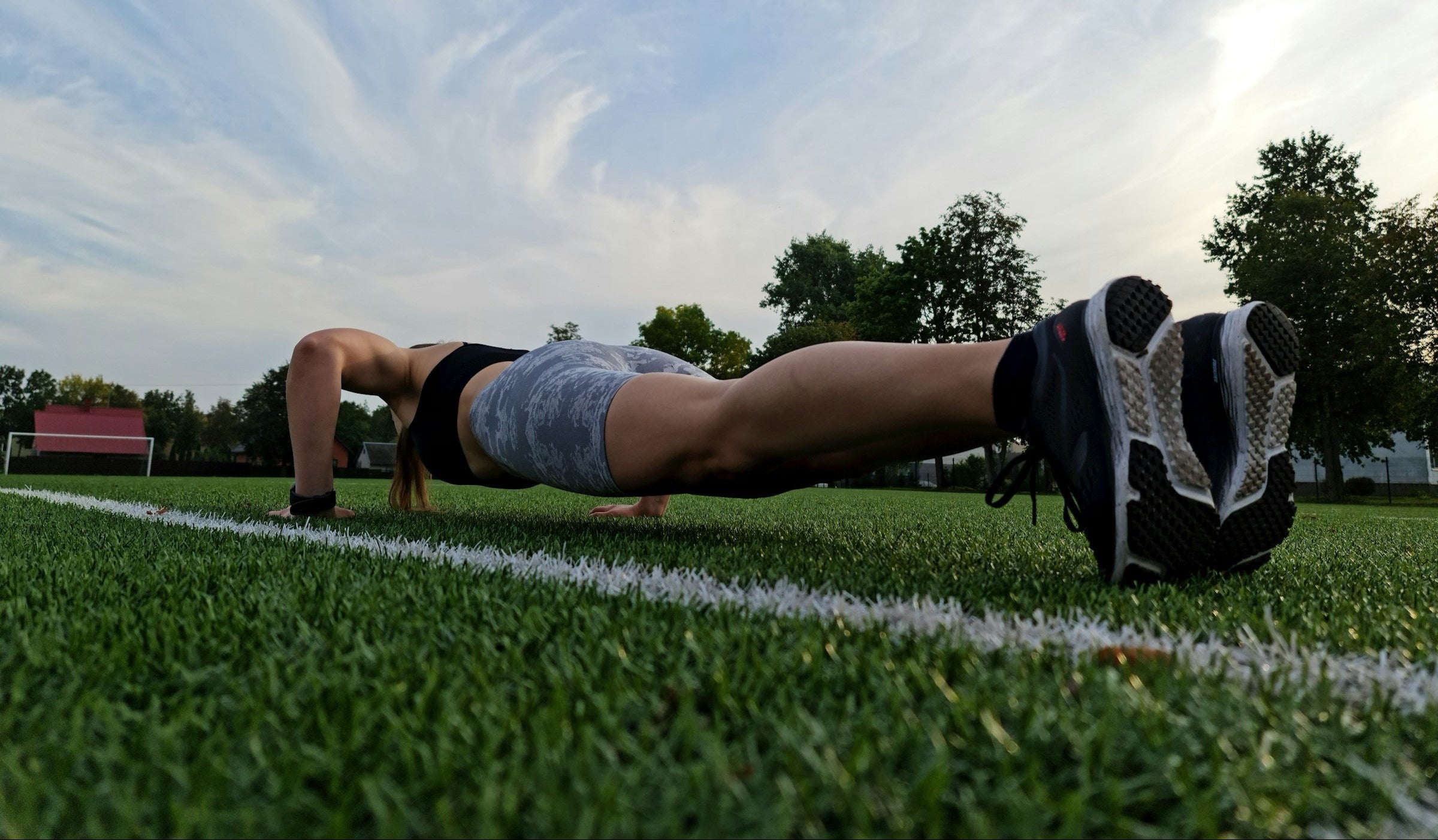 PrimeVita banner image showing athlete training outdoors to represent recovery, protection, and post-workout muscle care products such as foam rollers and massage tools